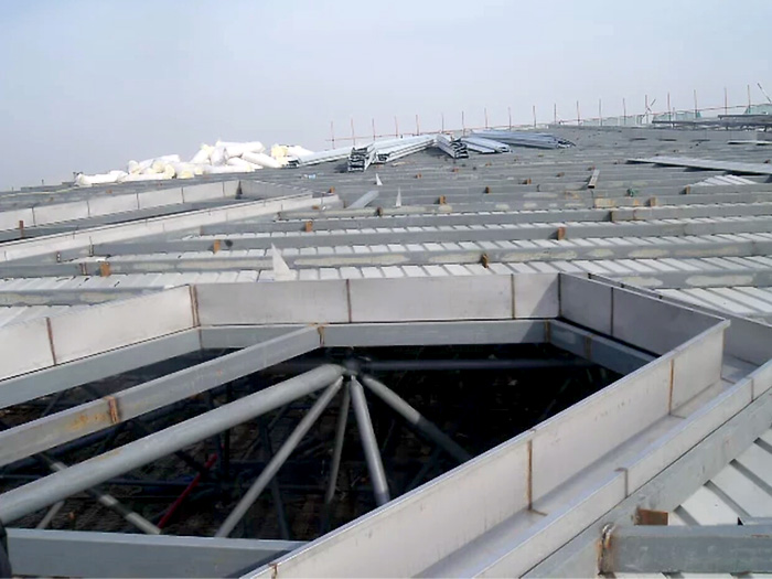 肥城安吉县体育馆网架